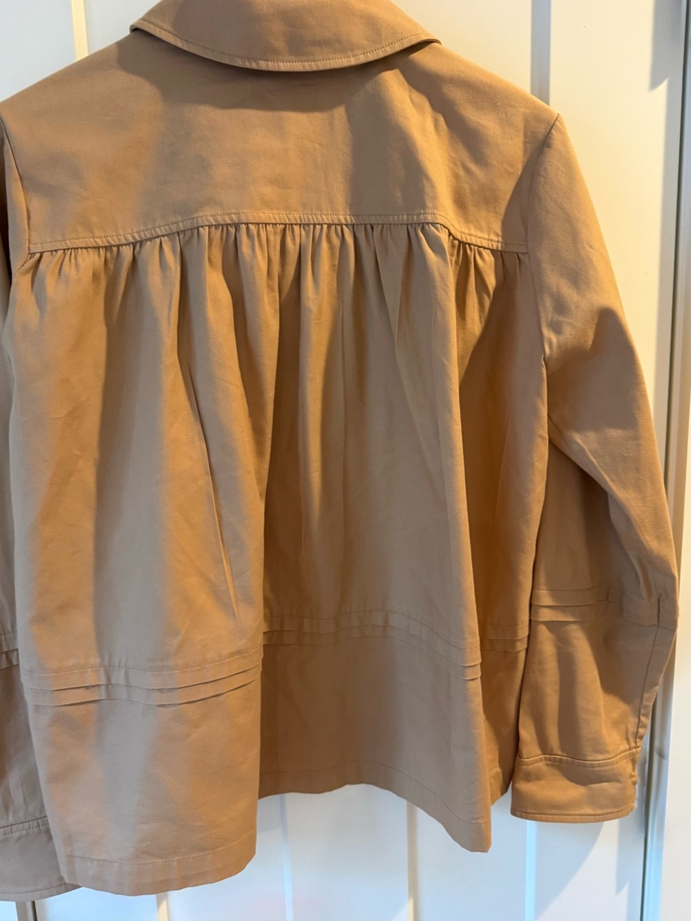 Talbots Tan Utility Jacket with Button Front - Picture 4 of 4